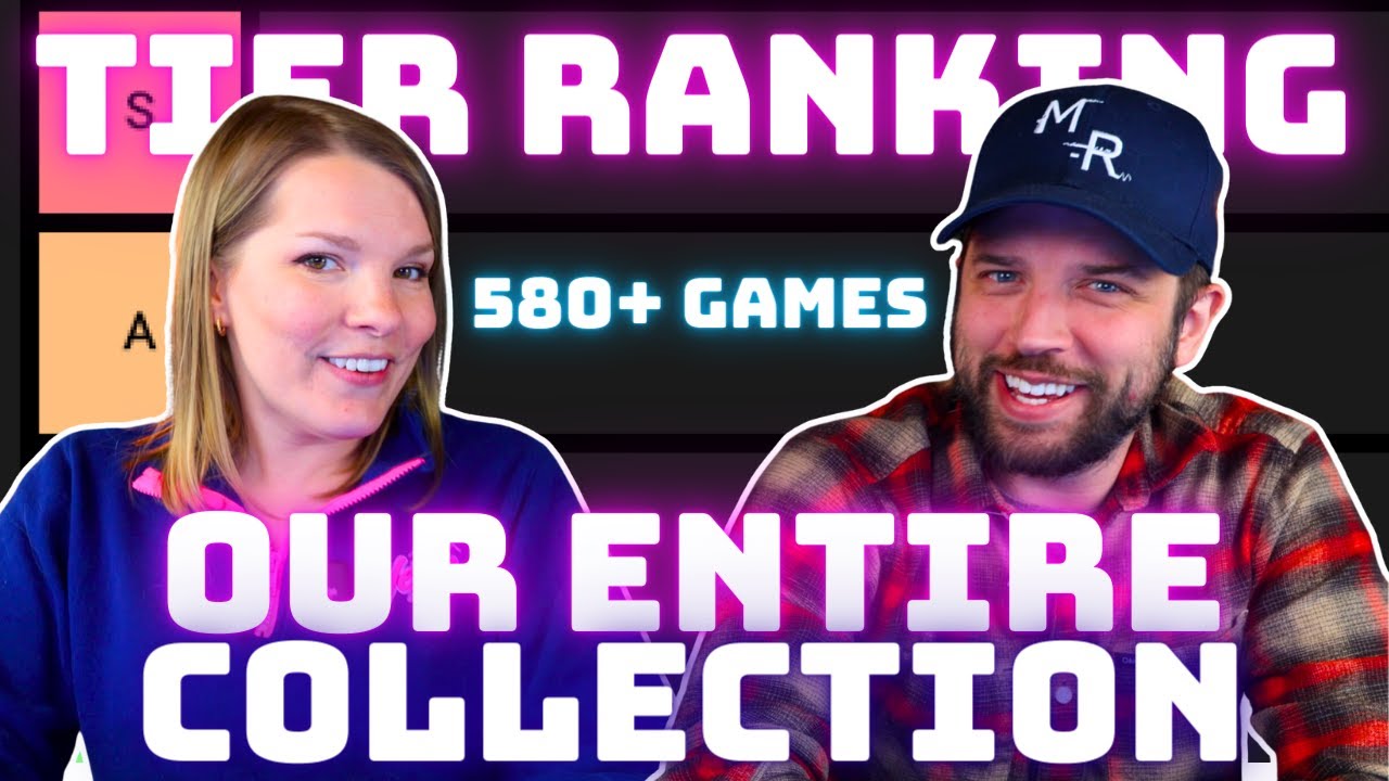 Tier Ranking our Entire Board Game Collection | 580+ Games Ranked