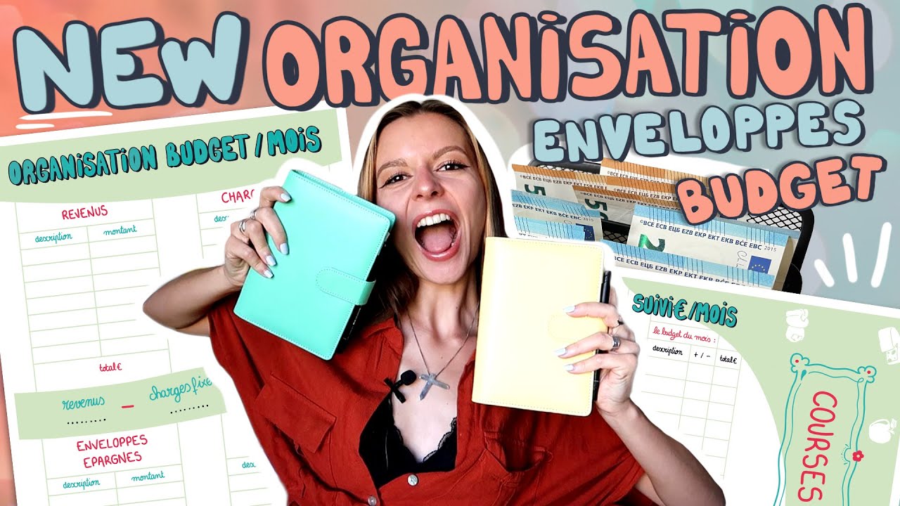 ENVELOPPES BUDGET - J’ai créé une nouvelle organisation pour gérer mon budget et mes épargnes cash