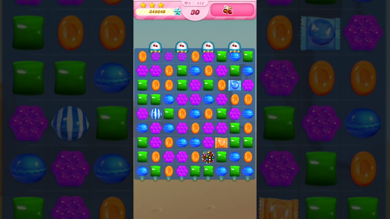 Candy Crush Level 411 - Level 415 | Get 3 Stars Every Levels