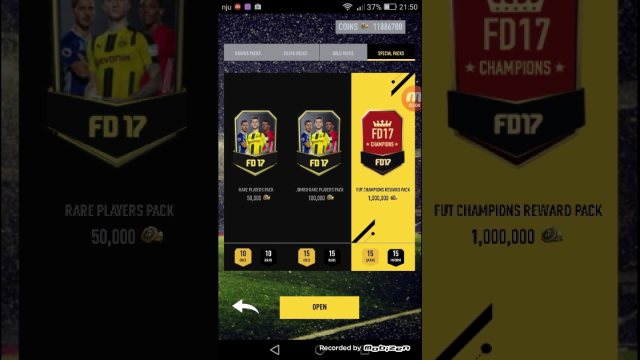 Otwieranie paczek za 100k I wygrany FUT draft #1