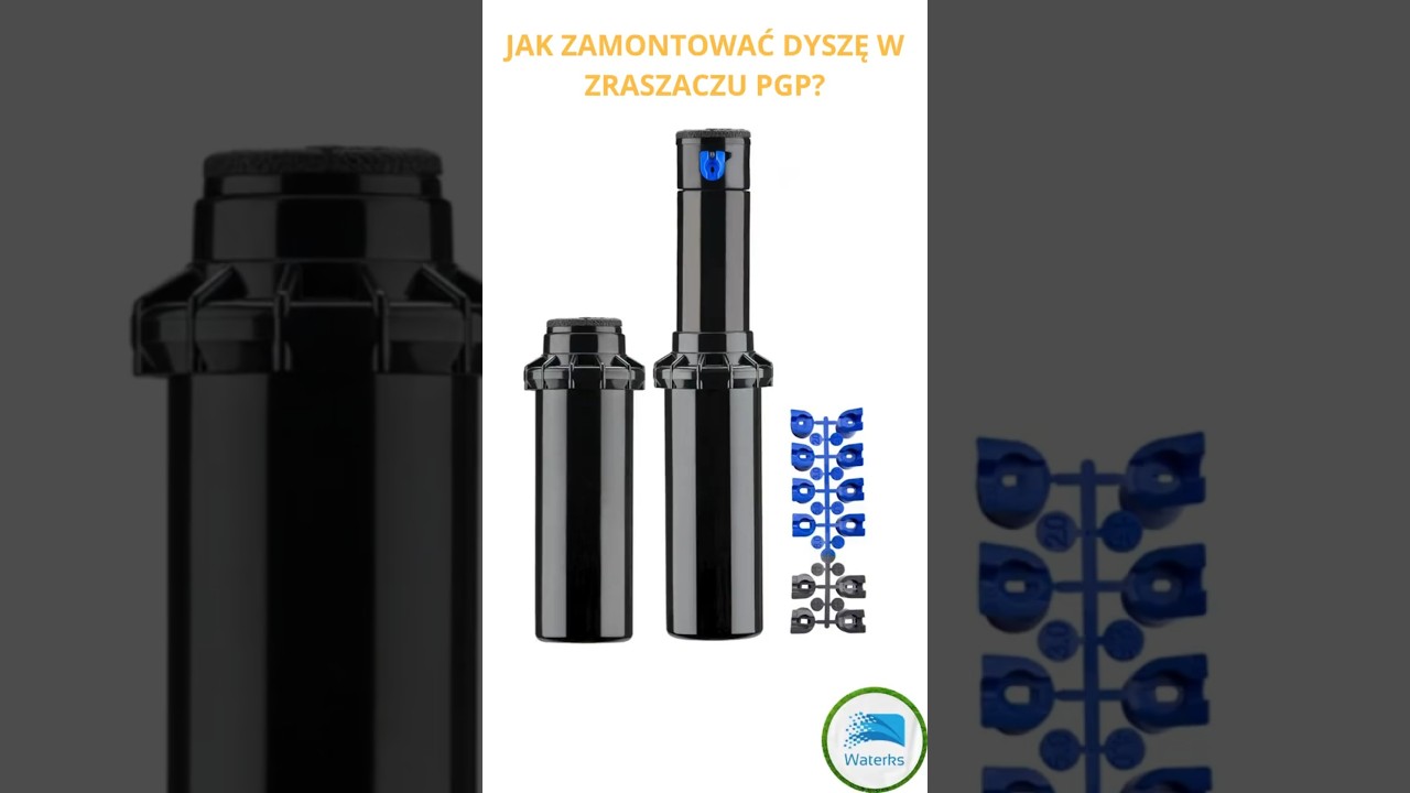 Jak zamontować dyszę w zraszaczu PGP?