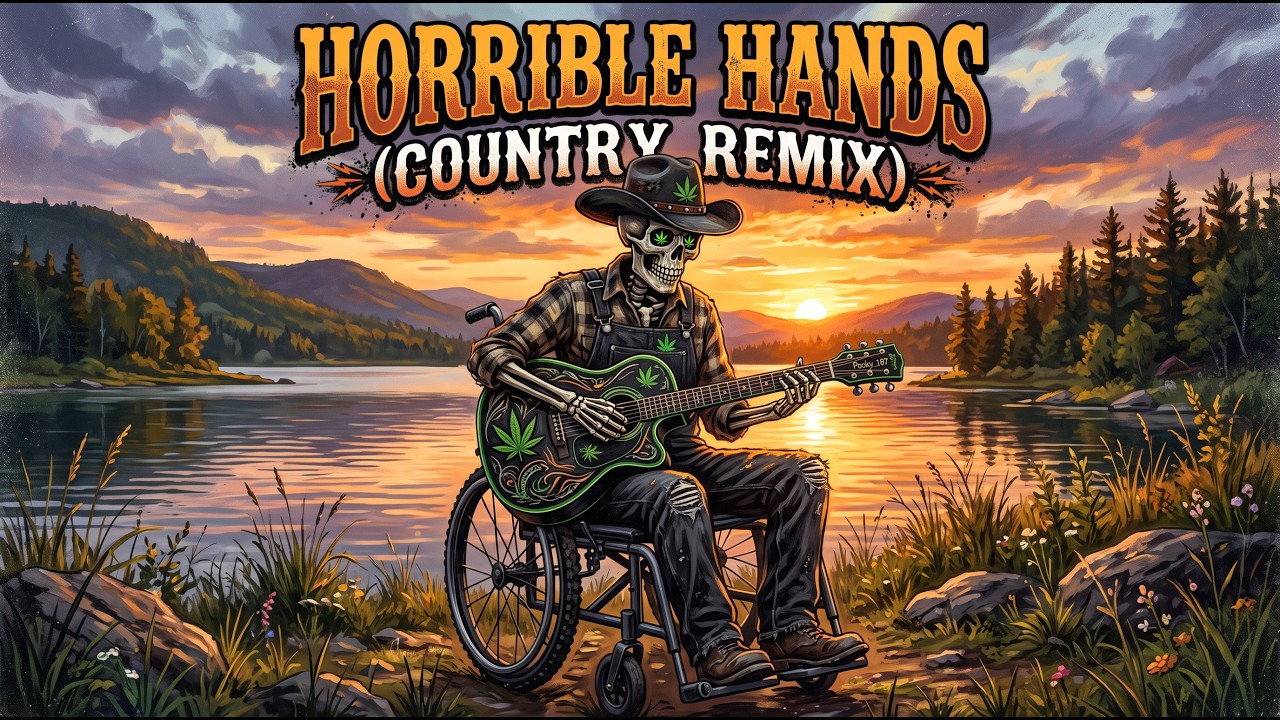Horrible Hands (Country Remix) Lyric Visualizer