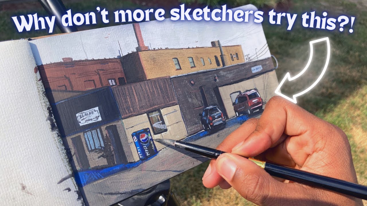 You've Got to Try This Urban Sketching Technique!