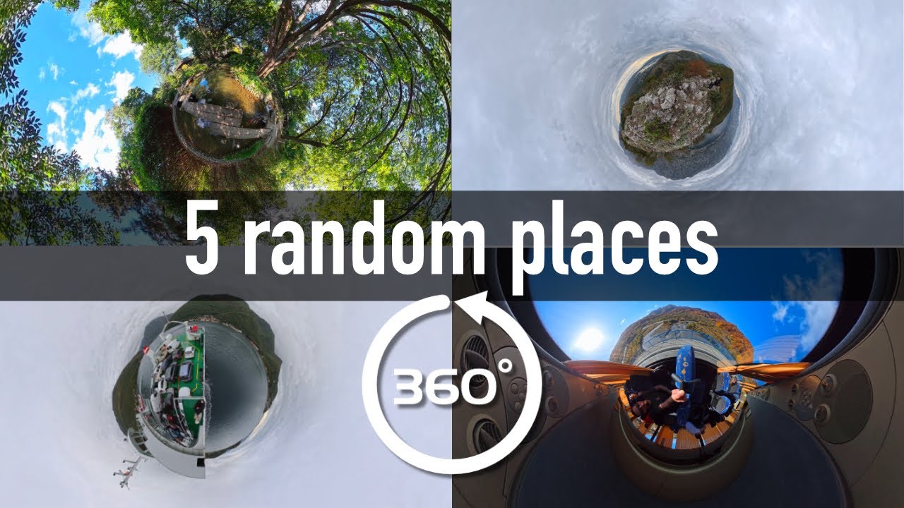5 Random Places | 8K VR 360 Trip To Various Places Around The Globe