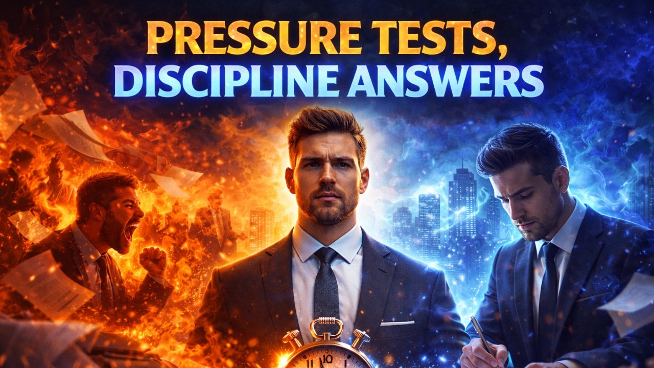 Pressure Tests, Discipline Answers | Stay Strong Under Fire