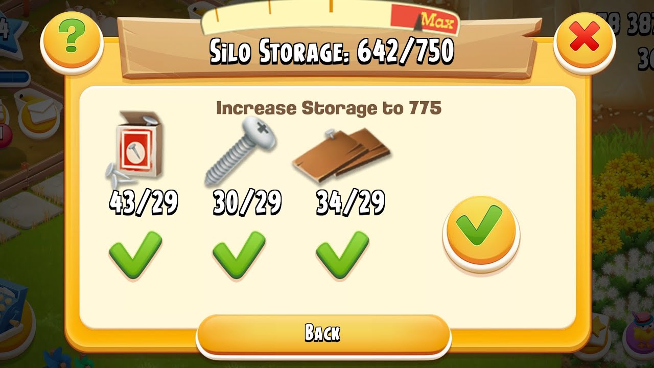 Upgrading Silo Storage to 775 | Hay Day | Hay Day Gameplay | Level 54 @devilshayday