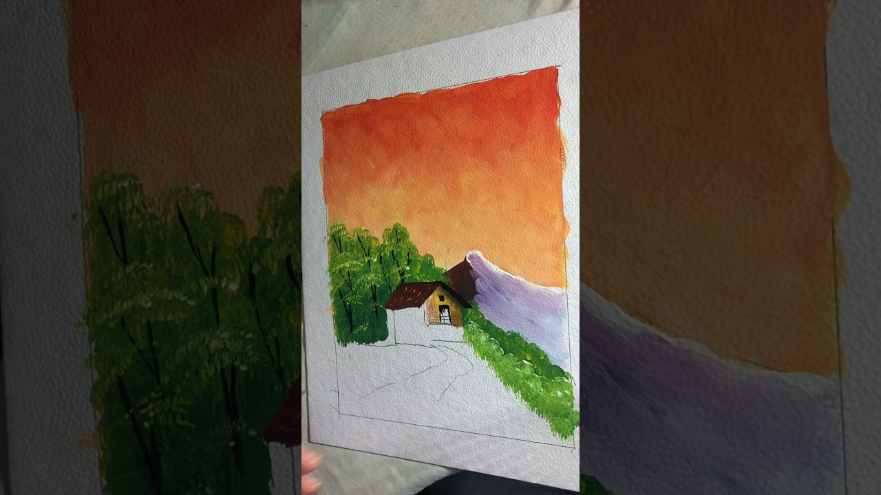 Como pintar paisaje modificado 5 de 9