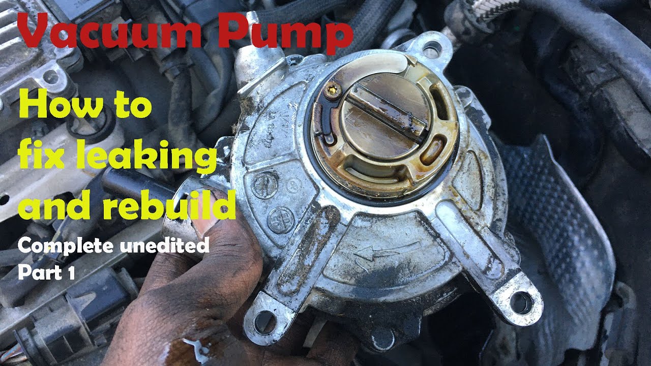 How to fix leaking and rebuild vacuum pump |vacuum pump replacement |Mercedes C230 Vacuum pump| Benz