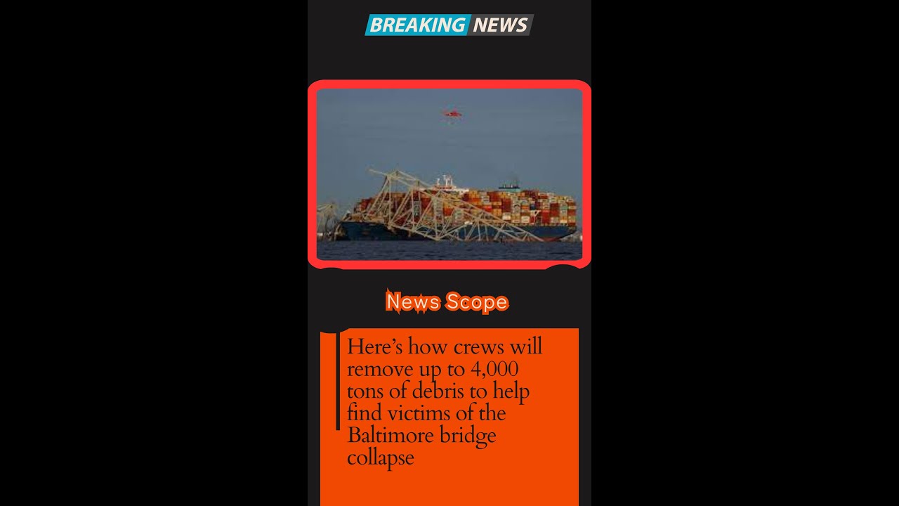 🚀 Exploring the Francis Scott Key Bridge Collapse Shocking Footage Inside!