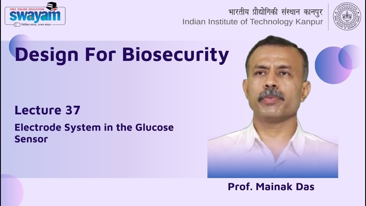 Lecture 37 : Electrode System in the Glucose Sensor