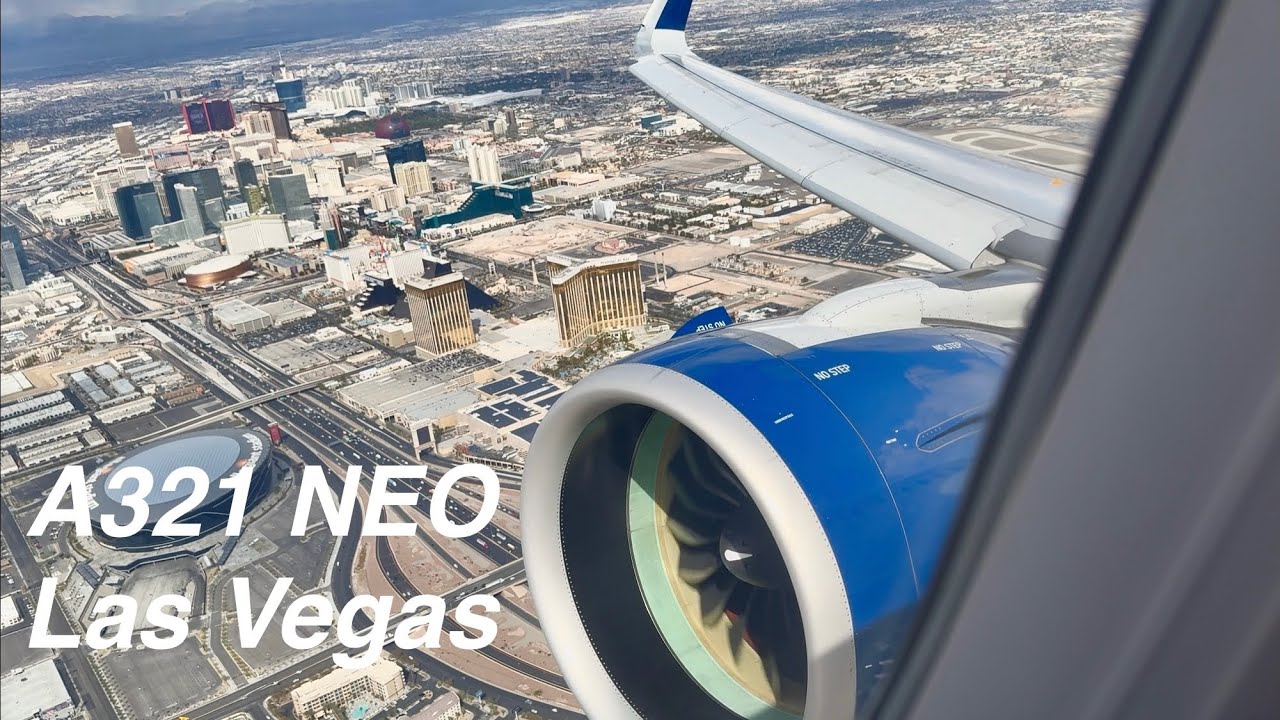 Delta A321NEO Takeoff from Las Vegas; Beautiful