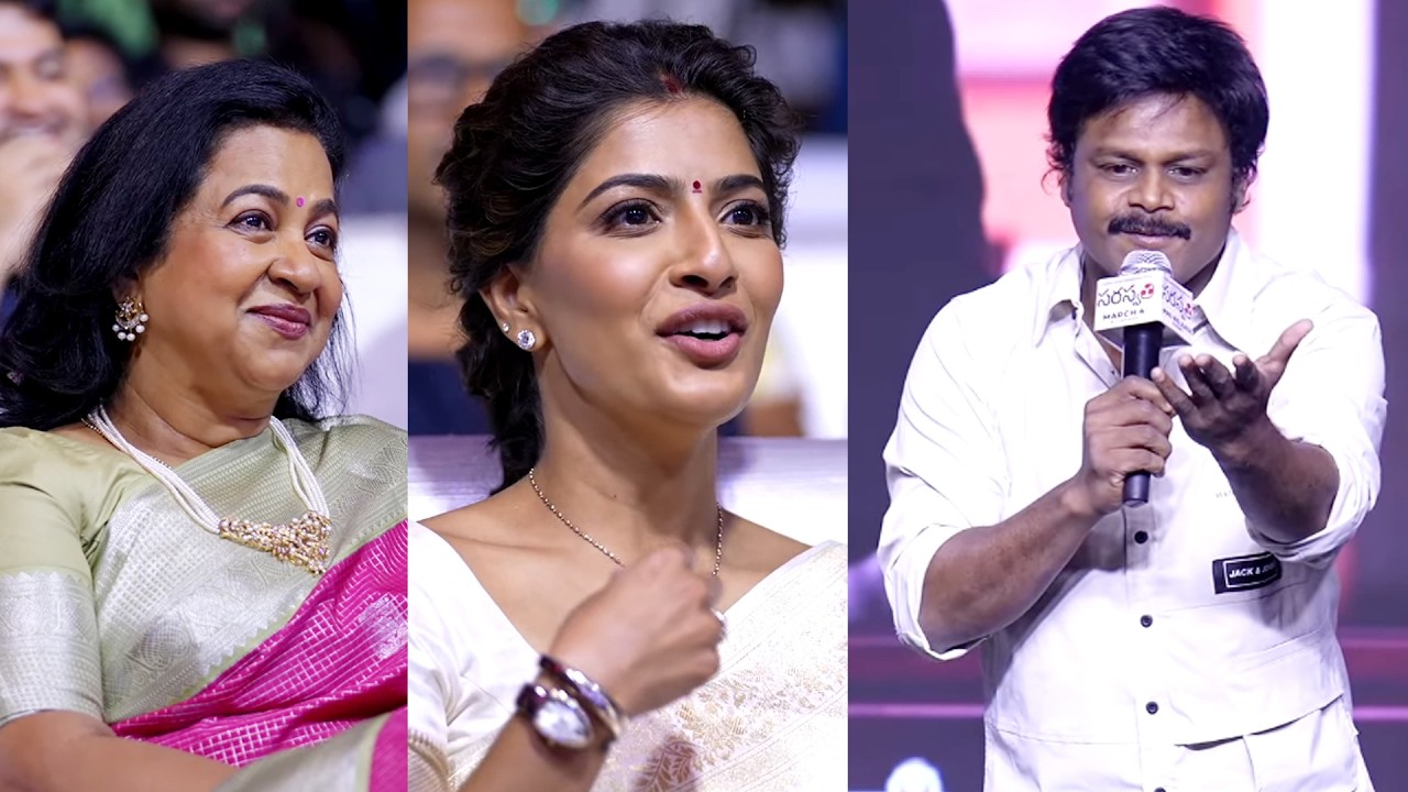 Comedian Sapthagiri Hilarious Speech Saraswathi Pre-Release Event  | Varalaxmi SarathKumar