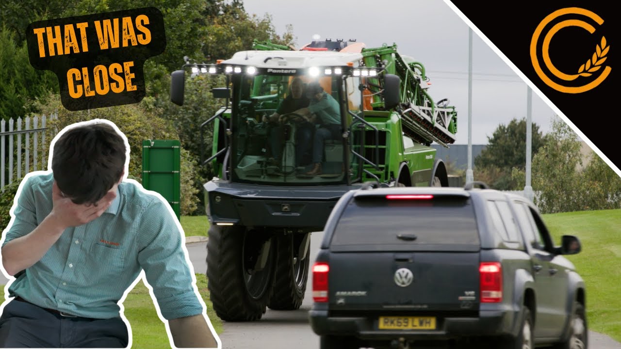 Crop SPRAYER test drive gone WRONG | Amazone Pantera 7004