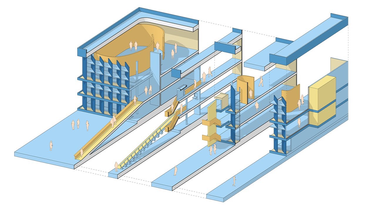 Cutaway Architectural Drawings - Rhino 7
