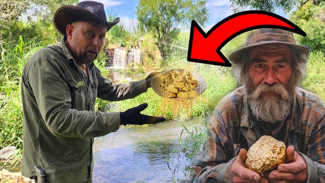OURO perdido de um VELHO GARIMPEIRO
