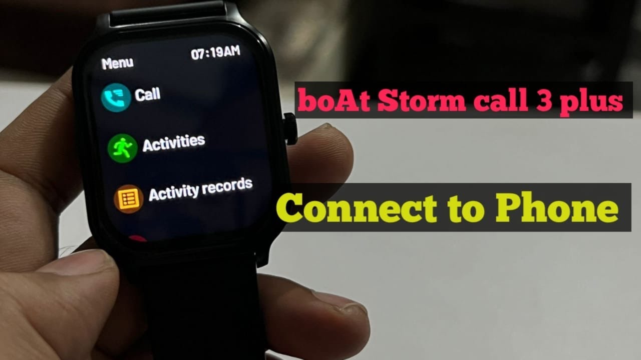 Boat Smartwatch: Phone Pairing Made Easy!
