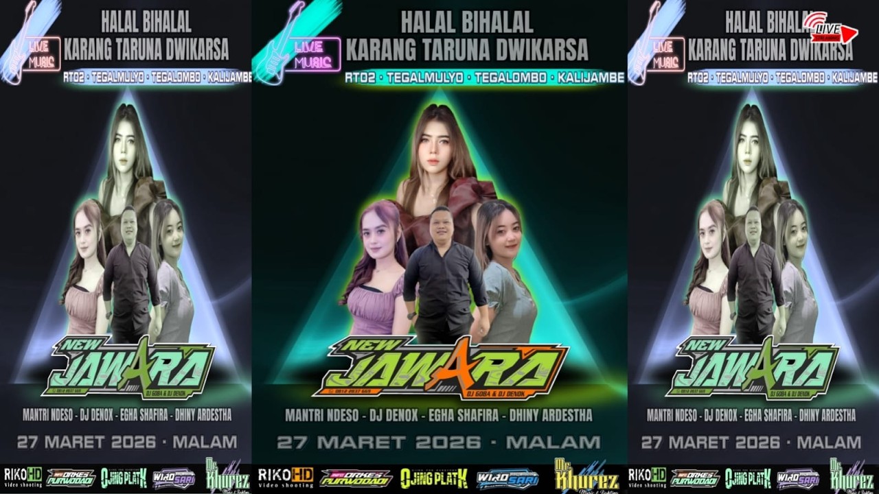 🔴LIVE - JAWARA MUSIC | NAFIS PRO AUDIO | HALAL BI HALAL KARANGTARUNA DWIKARSA TEGALOMBO 27/03/26