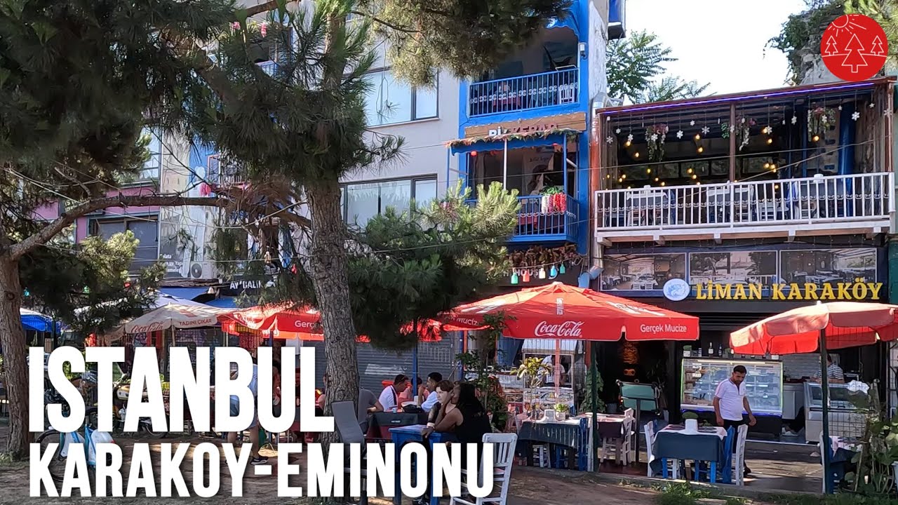 Karakoy Eminonu District Istanbul Turkey 2023 |Walking Tour Tourist Guide 4K 60fps