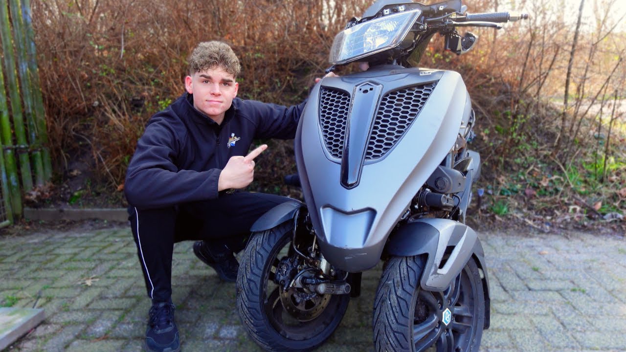 Deze Verwaarloosde Motorscooter Opknappen