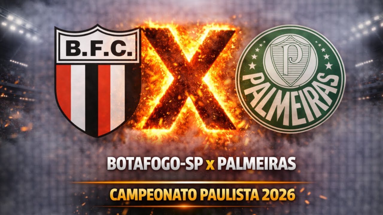 BOTAFOGO-SP X PALMEIRAS [Simulação] | Campeonato Paulista 2026