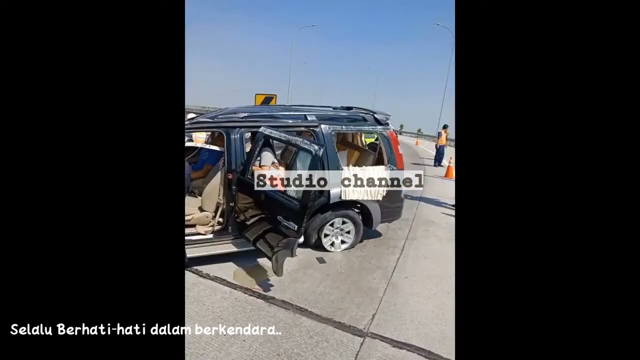NGERI - Begini akibatnya kalau ngebut di jalan toll ⛔