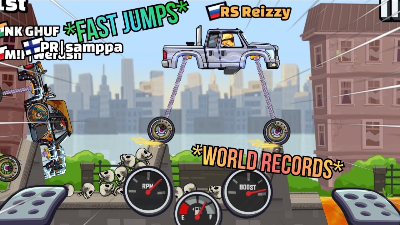 Incredible records Super Diesel | Hill climb racing 2
