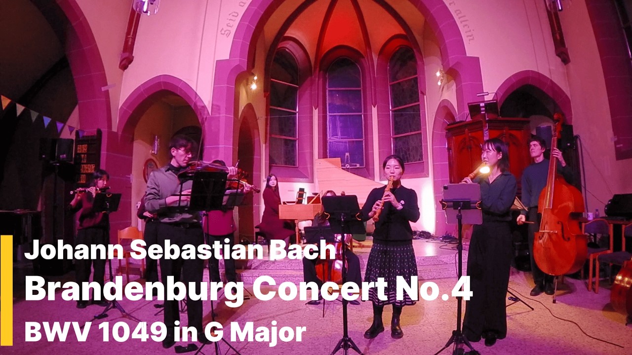 J.S Bach : Brandenburg Concerto No.4 BWV 1049 in G Major - Ensemble OTIUM Moment