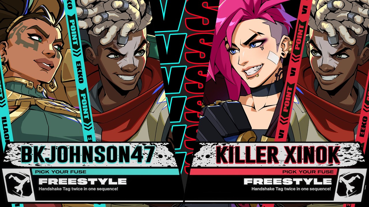 BKJOHNSON47 (Ekko / Illaoi) vs KillerXinok (VI / Ekko) - 2XKO