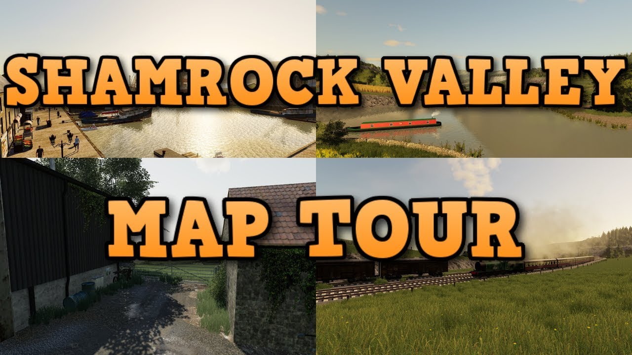 SHAMROCK VALLEY 19 MAP TOUR ON CONSOLE | NEW MAP BY OXYGENDAVID | Farming Simulator 19