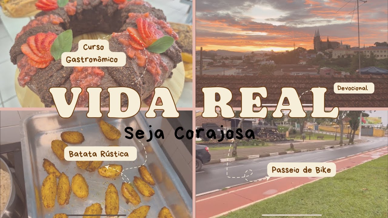 VLOG | 3 dia de CURSO | andando de BIKE | Devocional | Limpando e cozinhando 