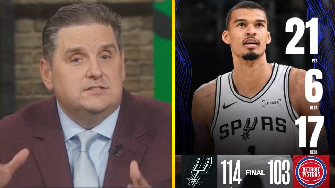 VICTOR WEMBANYAMA IS THE NBA MVP! - Brian Windhorst reacts to Spurs dominate Cade, Pistons 114-103