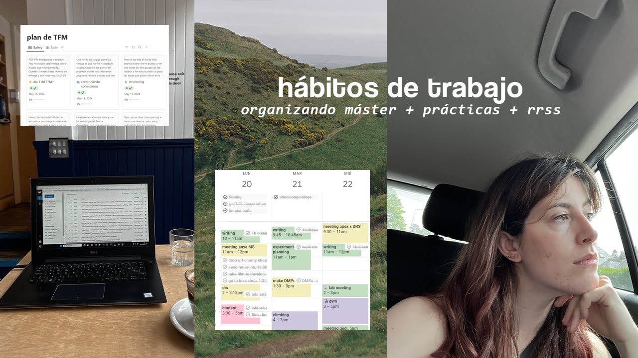 mis hábitos para trabajar sin estrés ┃ empezado proyectos y construyendo rutinas