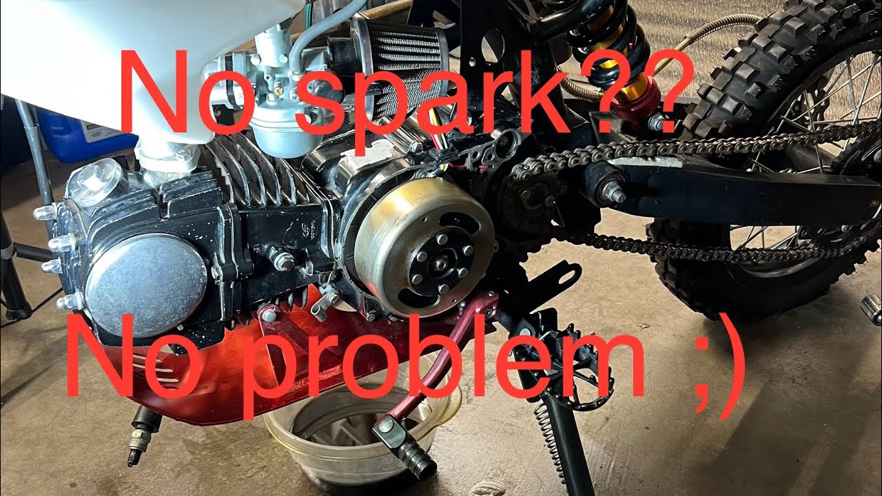 Установка проводки, жгута проводов и статора на китайский питбайк SSR 125. 28 долларов на Amazon!!