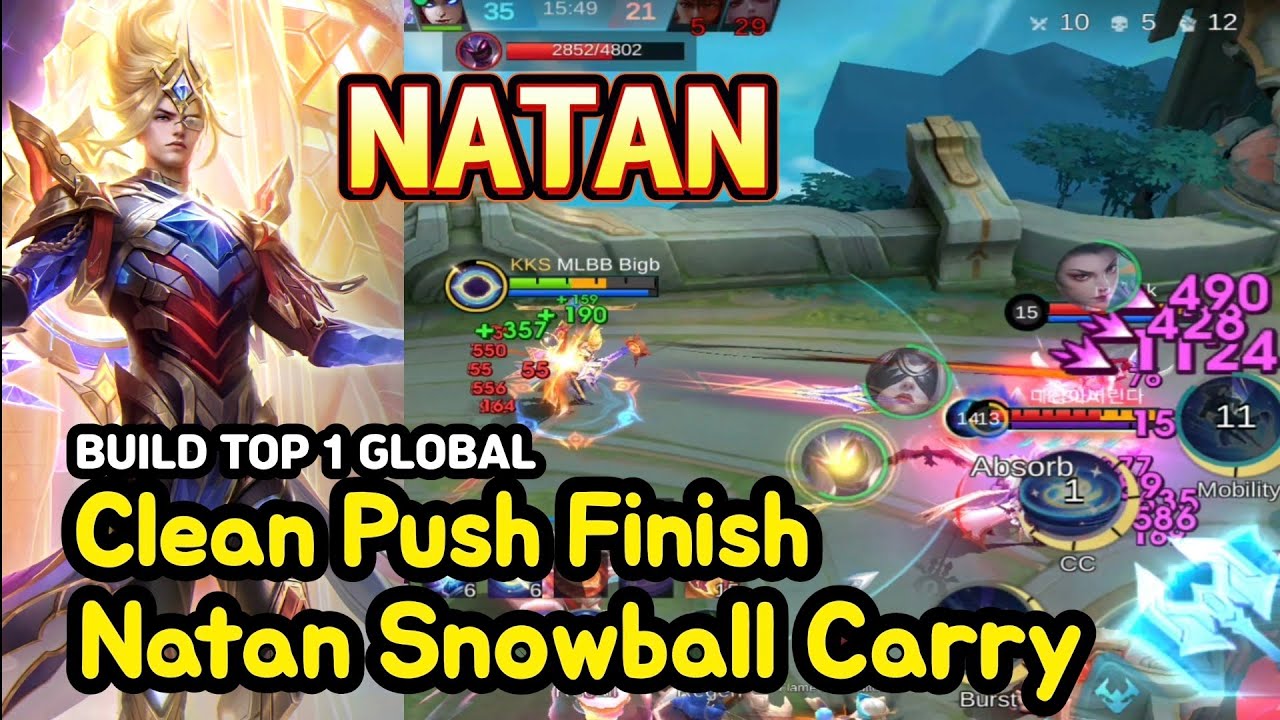 Натан (Mythical Glory): Гиперактивный, чистый толчок | Сборка Snowball Carry | Рейтинговый игрово...