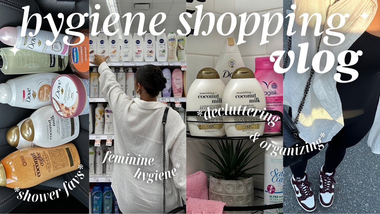 COME HYGIENE SHOPPING WITH ME! Self care must haves, organize & declutter | smell good all day 2023