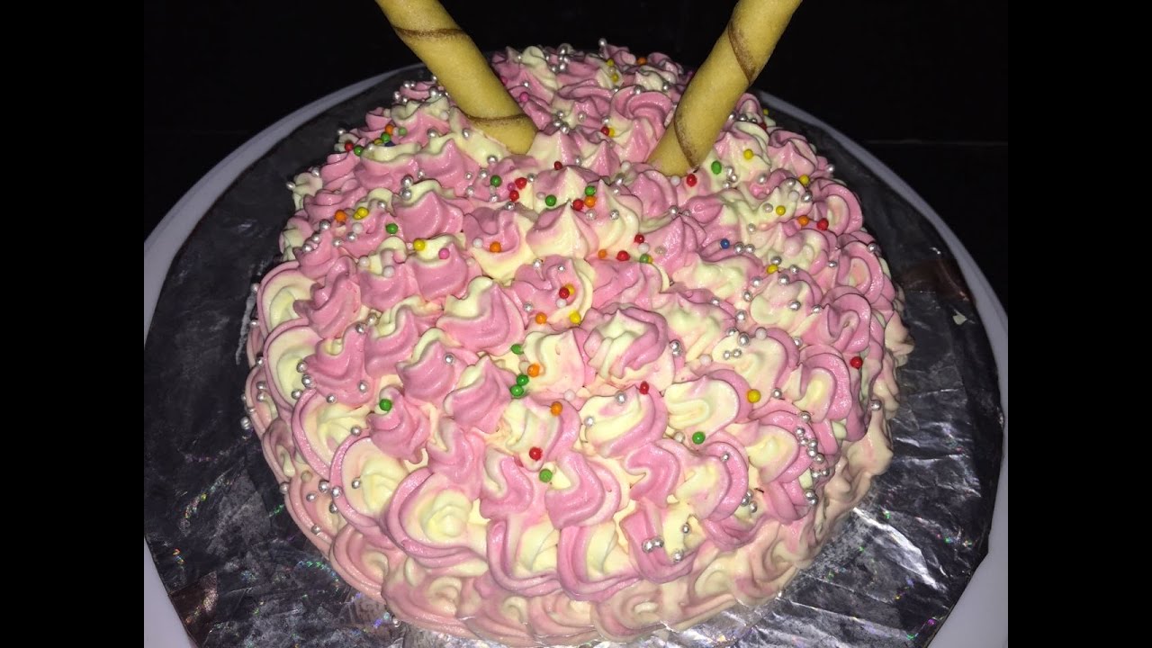 Eggless custard cake recipe - Easy eggless cake for parties - Custard cake at home