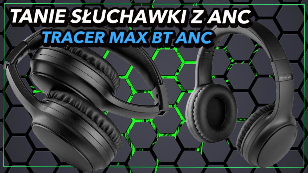 Słuchawki bezprzewodowe z ANC w cenie około 100 złotych 🔥 HIT CENOWY 🔥 Tracer Max Mobile BT ANC