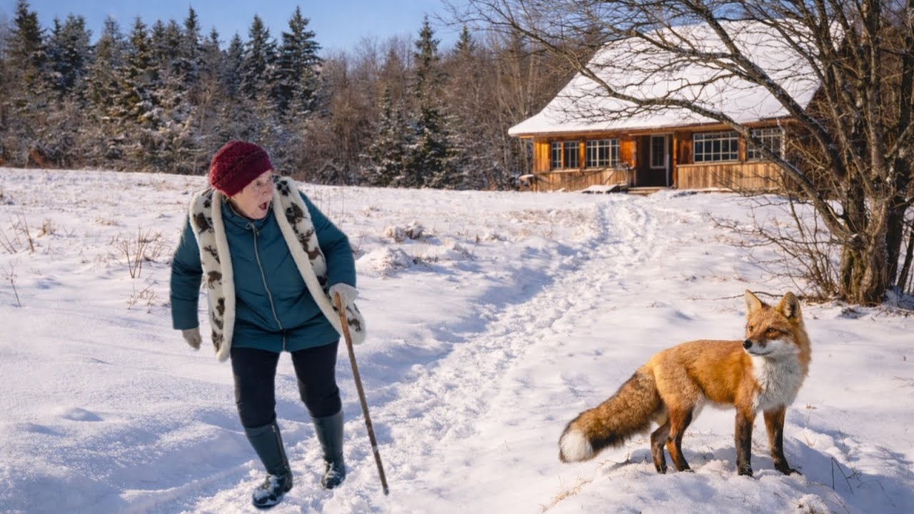 Winter Life in a Quiet Carpathian Village | An Elderly Grandmother's Simple Routine