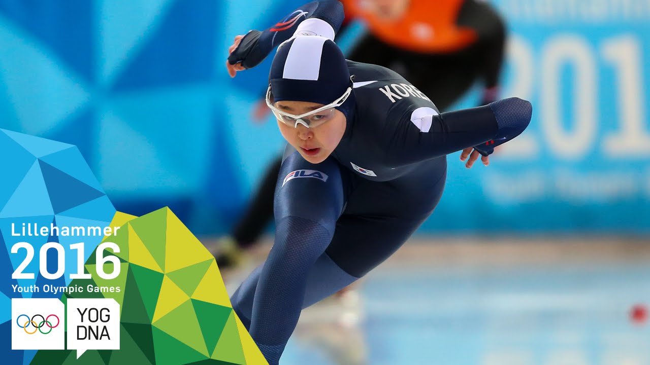 Speed Skating 500m - Min Sun Kim (KOR) wins Women's gold | ​Lillehammer 2016 ​Youth Olympic Games​