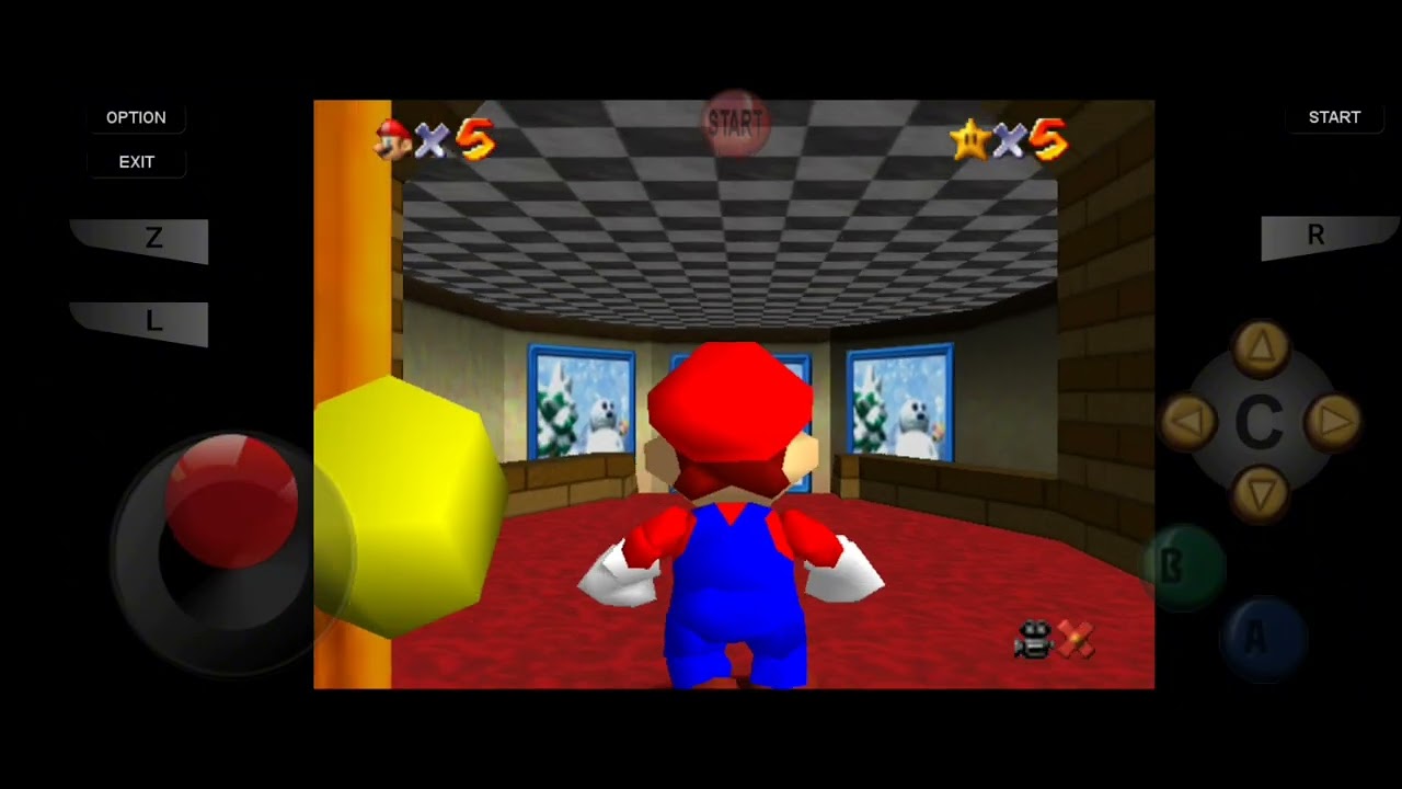 playing mario 64 #2 (i hate linux jr.)