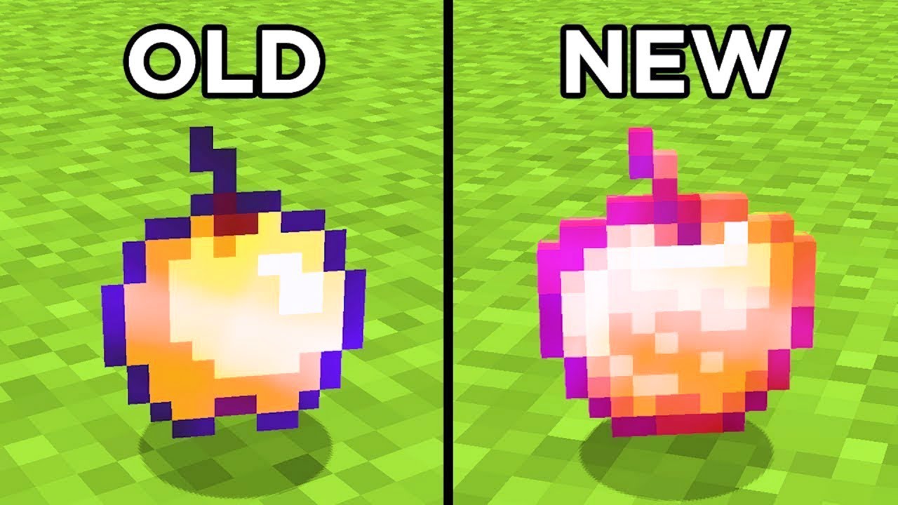 old vs new textures - minecraft compilation