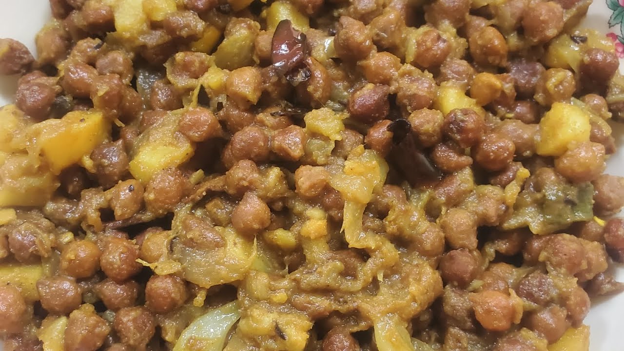 আলু দিয়ে ছুলা বুট রান্নার  রেসিপি 