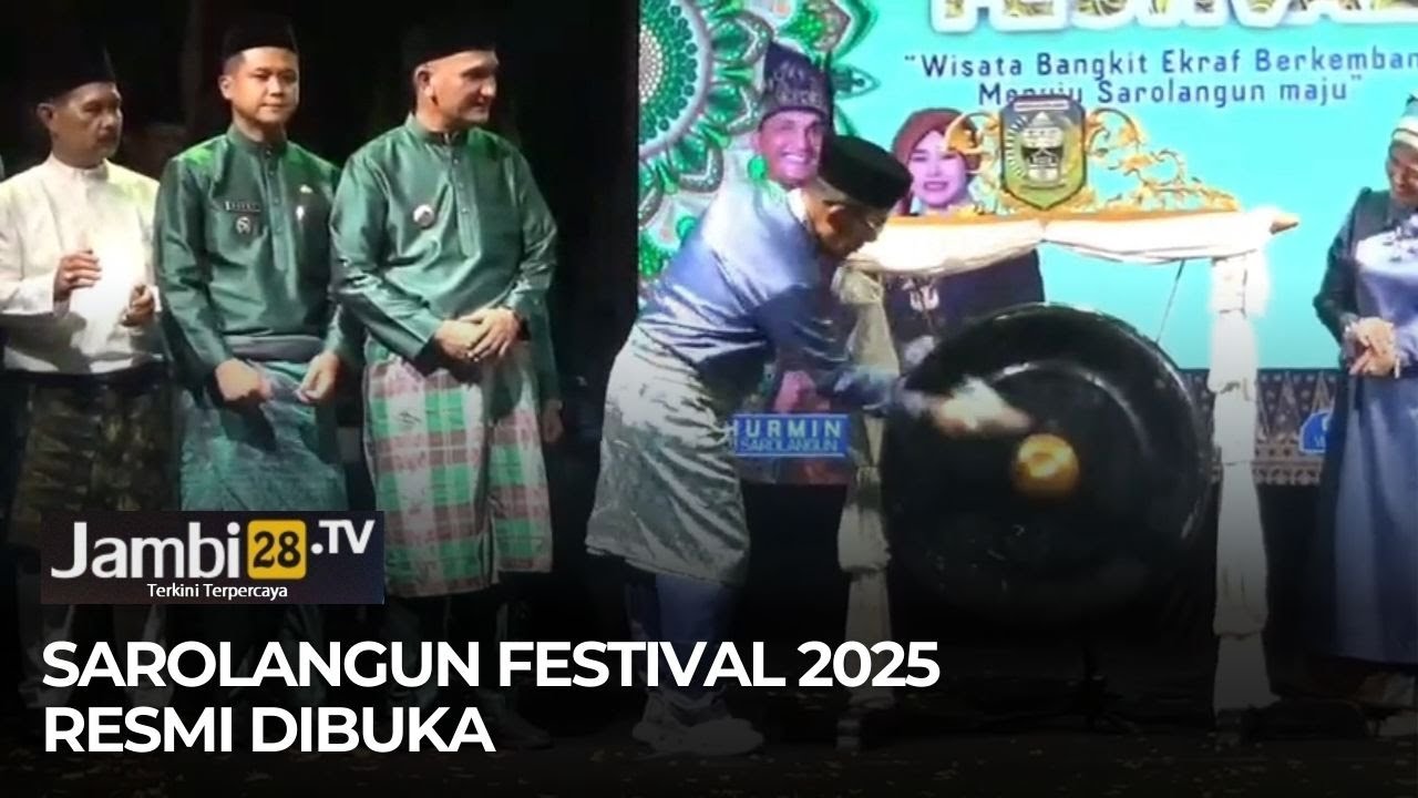 Sarolangun Festival 2025 Resmi Dibuka, Wisata Bangkit Ekraf Berkembang