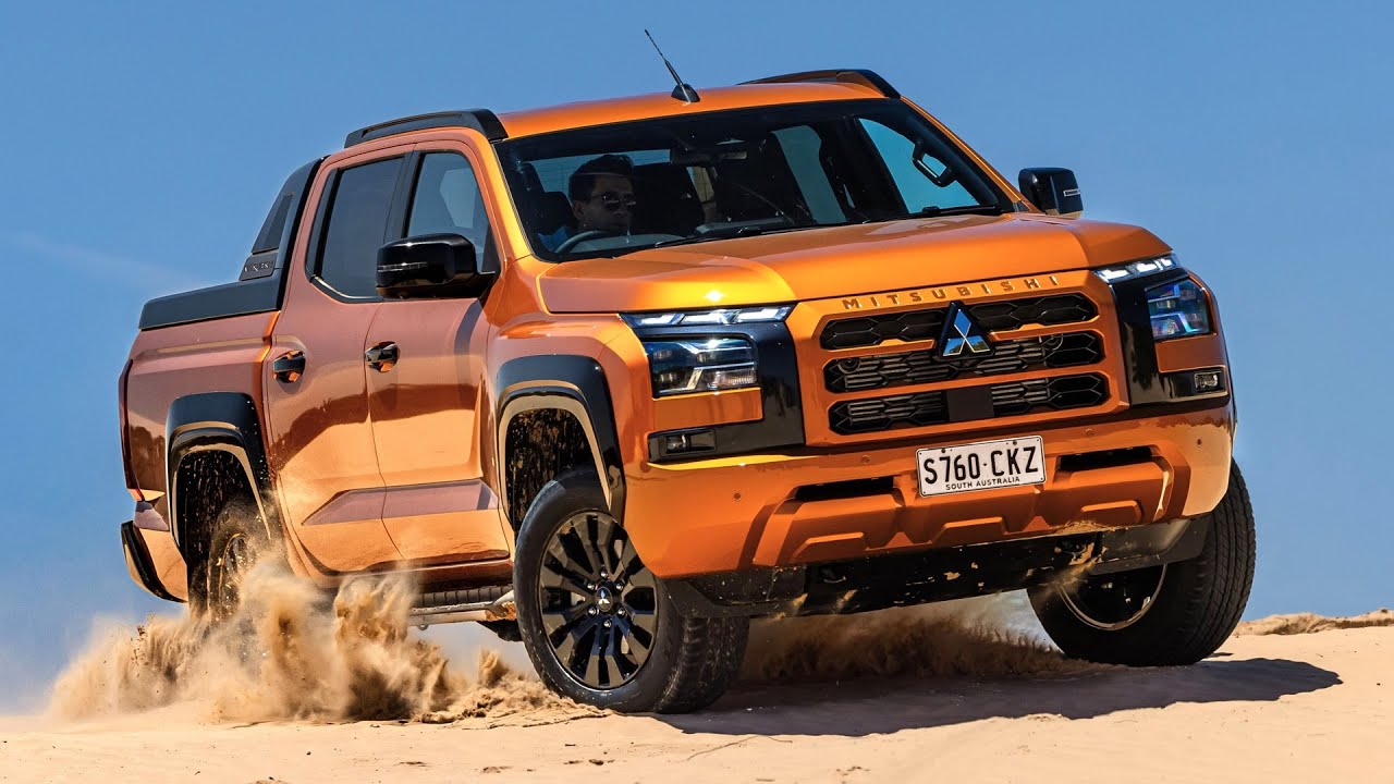 Новый среднеразмерный пикап Mitsubishi Triton 2024 года для бездорожья
