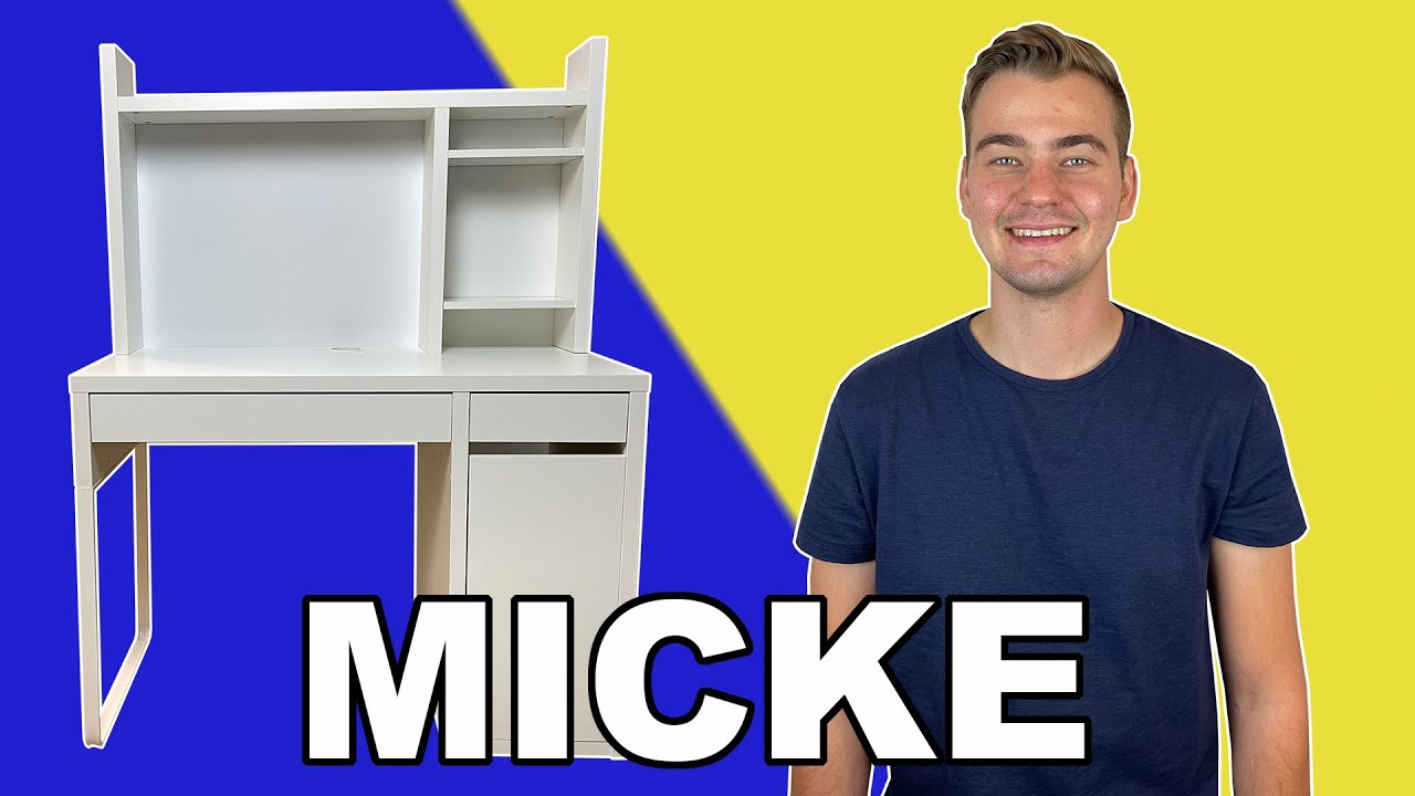 Письменный стол Микке с дополнительной секцией IKEA Tutorial