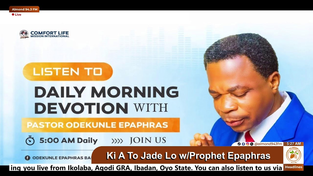 Ki A To Jade Lo || Odekunle Epaphras