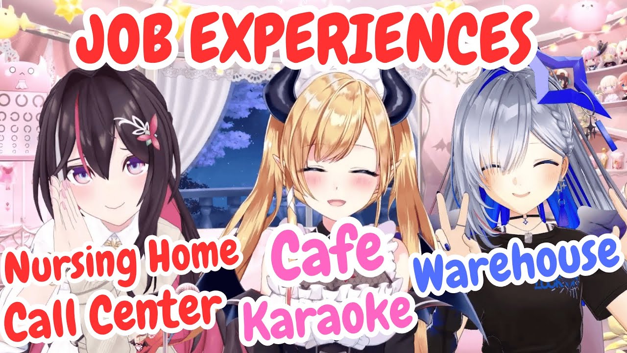 AZKi, Choco & Kanata Talk About Their Old Part Time Jobs