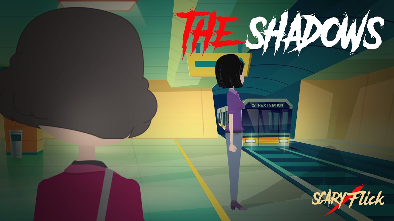 Shadows In The Station I भूतिया स्टेशन I Scary Animated  Story In Hindi I Scary Flick E25