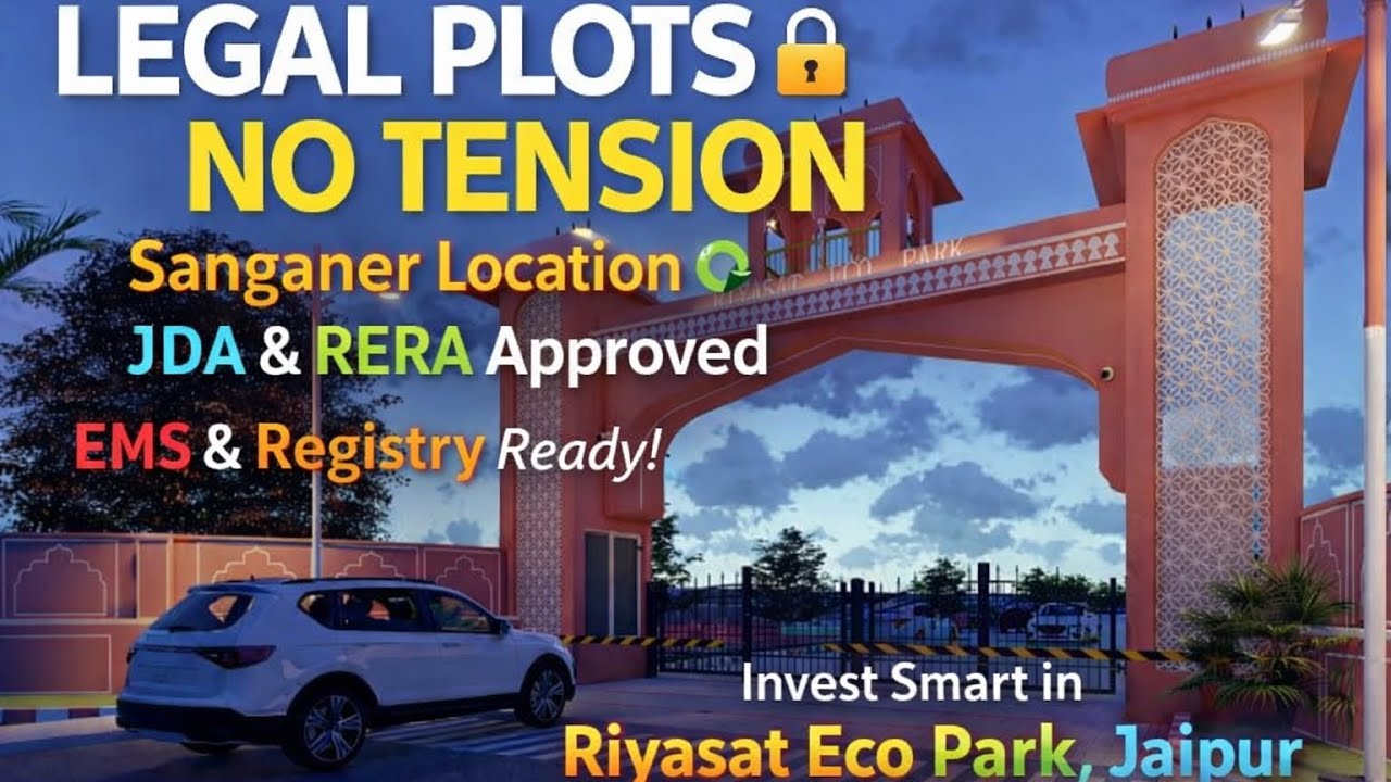 Riyasat Eco Park, Jaipur — JDA & RERA Approved Plots | Sanganer’s Best Investment 2025