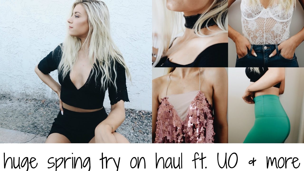HUGE SPRING TRY ON HAUL 2017 FT. UO, BRANDY, LULULEMON & MORE | Keaton Milburn